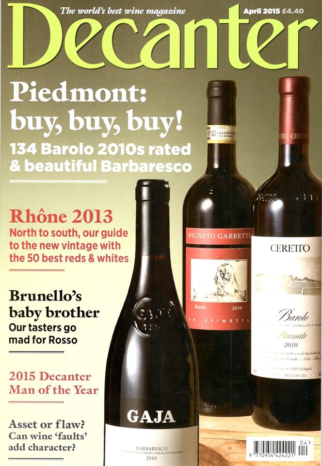 Rocca Giovanni | decanter aprile 2015