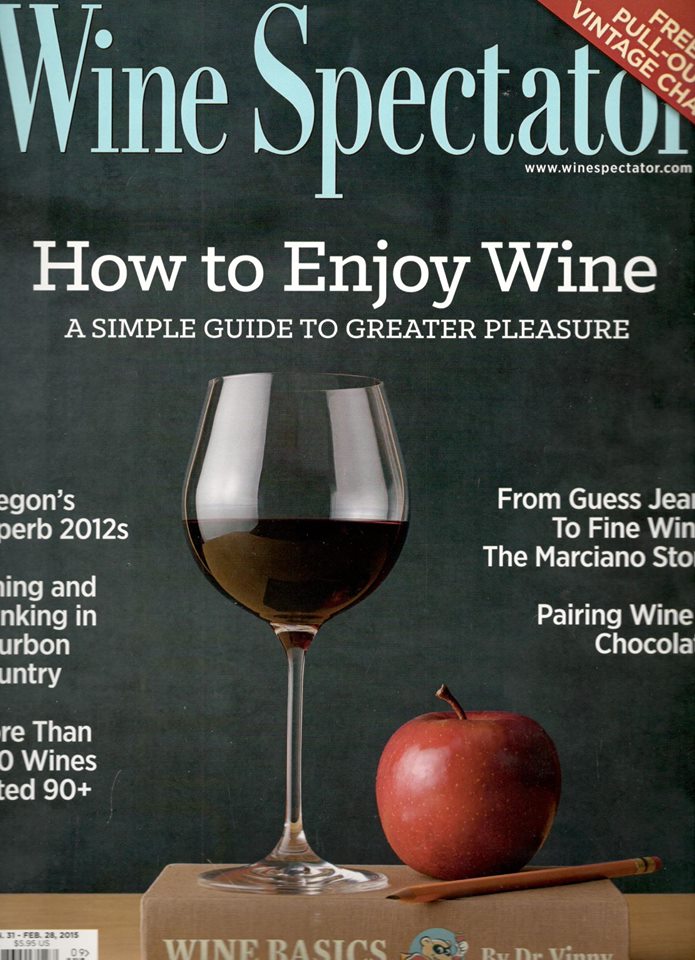 Rocca Giovanni | wine spectator gennaio/febbraio 2015